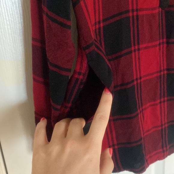 Eddie Bauer Buffalo Plaid Women’s Blouse-WITH POCKETS - Picture 5 of 7